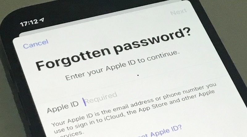 Accédez au site Web officiel de l'identifiant Apple pour supprimer le compte iCloud
