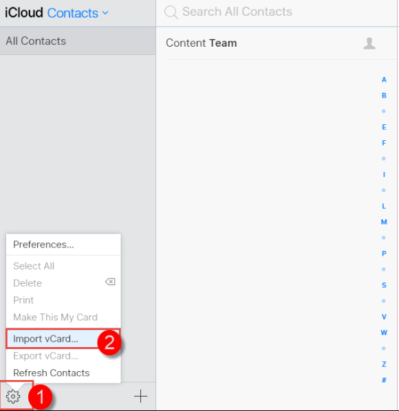 Transférer des contacts de Huawei vers iPhone à l'aide d'un compte iCloud