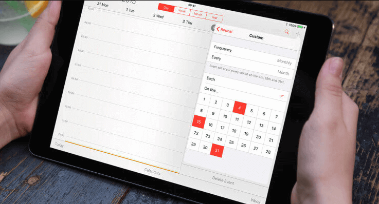 Comment supprimer définitivement les événements du calendrier sur iPad