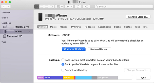Mettez à jour iTunes pour corriger l'erreur «L'appareil est inaccessible»