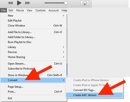 iTunes Conversion de MP3 en M4r
