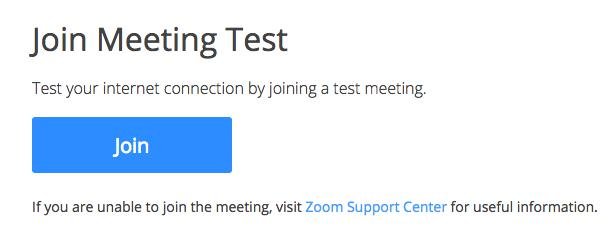 Comment rejoindre un appel de test Zoom