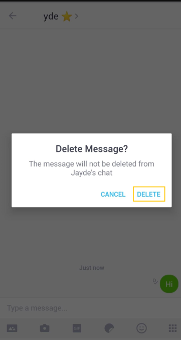 Supprimer les messages Kik aux deux extrémités