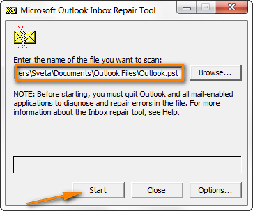 Réparer le fichier PST corrompu par Outlook