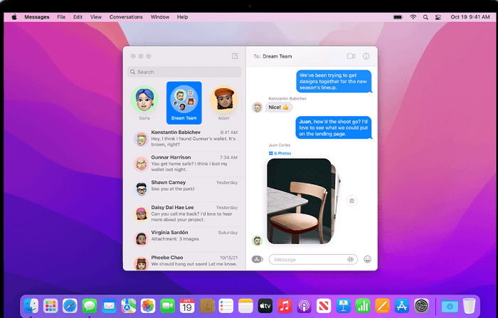 Transférer des messages texte de l'iPhone vers l'ordinateur sur votre Mac