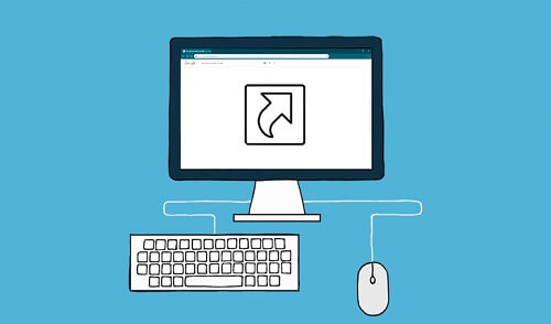 Faire un raccourci vers le site