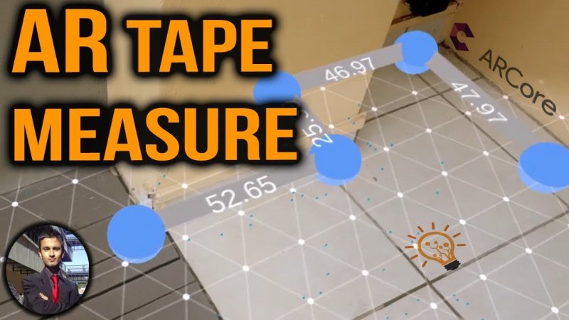 Applications de mesure de bande pour l'application Android ARCore Ruler
