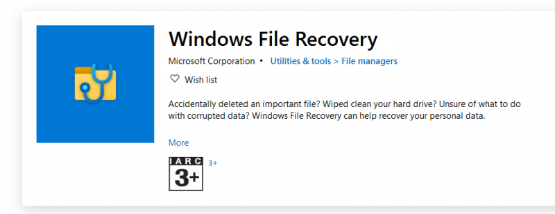 Récupérer des fichiers à l'aide de l'outil de récupération de fichiers Windows