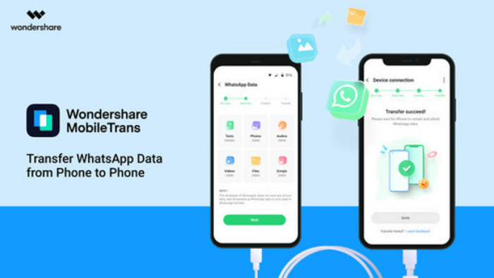 Transfert WhatsApp de MobileTrans