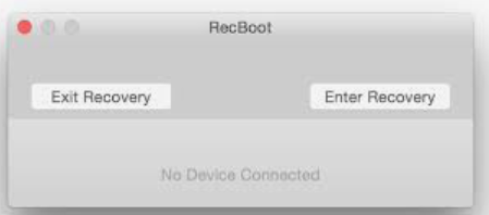 Logiciel de récupération du système RecBoot