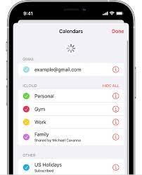 Comment actualiser le calendrier de l'iPhone