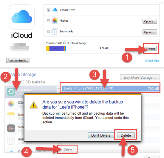 Comment supprimer des sauvegardes iTunes à l'aide de PC Windows