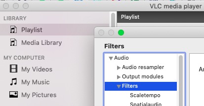 VLC Faire pivoter la vidéo sur Mac