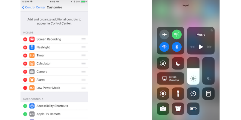 Enregistrez des vidéos Snapchat Utilisez votre enregistreur d'écran iPhone intégré