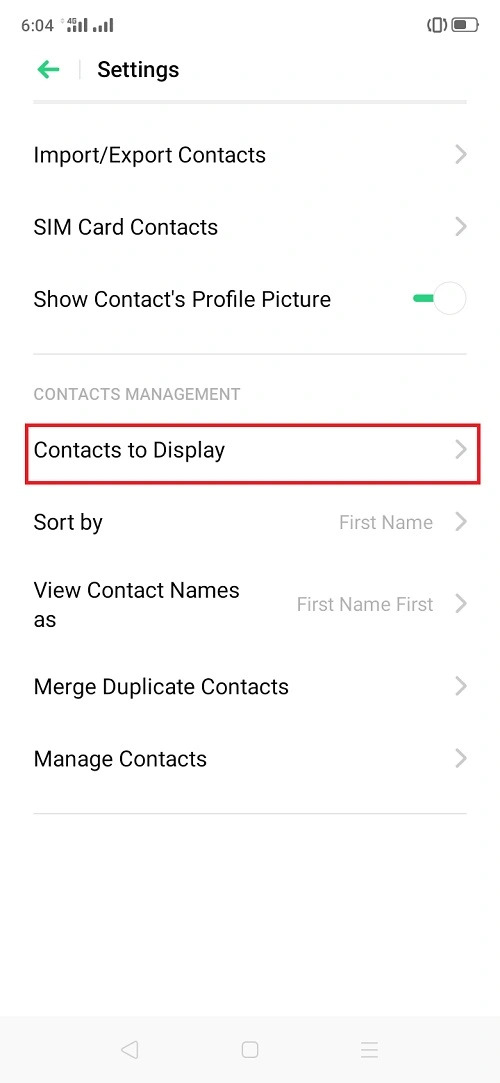 Restauration des contacts Google via l'application Paramètres Android