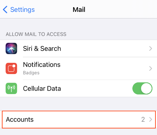 Définir les jours de messagerie à synchroniser sur aucune limite