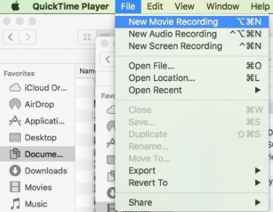 Enregistrer des vidéos Snapchat Utiliser QuickTime