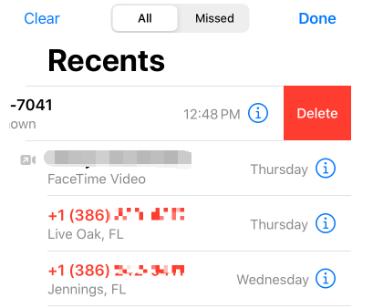 Comment supprimer des appels uniques sur iPhone
