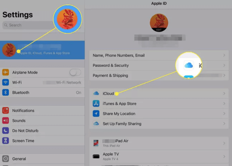 Synchroniser l'iPhone avec l'iPad à l'aide d'iCloud