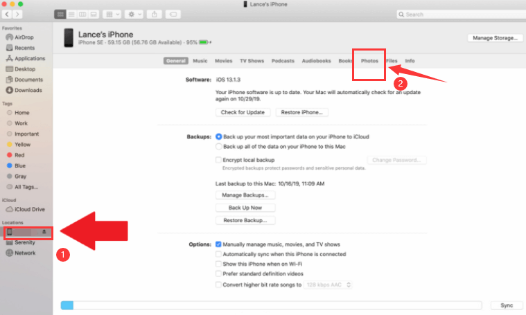 Synchronisez votre iPad avec iTunes ou le Finder lorsque vous ne pouvez pas supprimer de photos de l'iPad