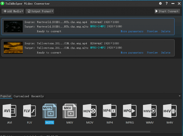 Convertisseur vidéo TalkHelper