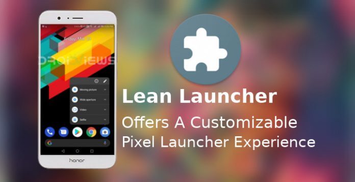 Meilleur lanceur Android Lean Launcher