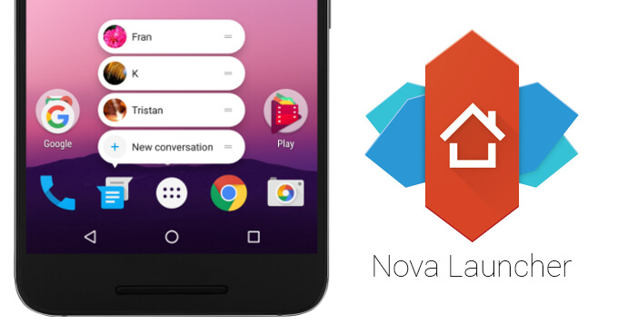Meilleur Android Launcher Nova Launcher
