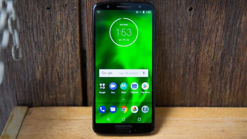 Meilleurs téléphones 10 Android 2018 Motorola Moto G6