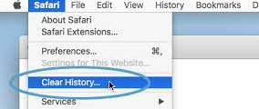 Effacer le cache Safari pour réparer cette page Web utilise une mémoire importante