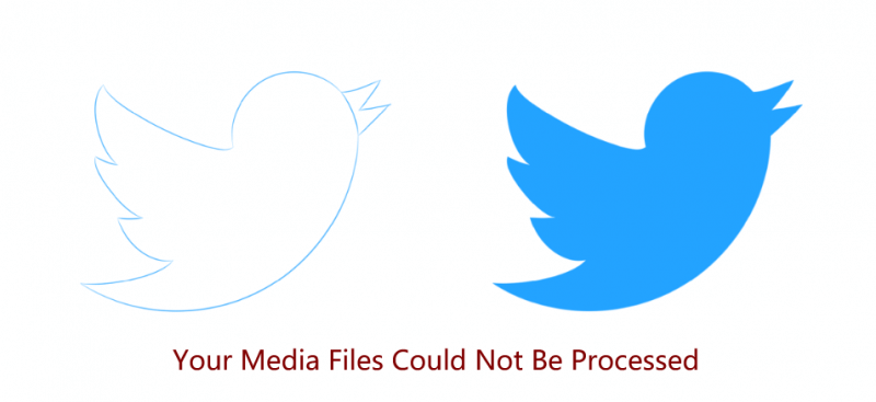 Twitter Votre fichier multimédia n'a pas pu être traité