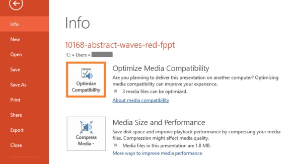 Utilisez votre fonctionnalité de compatibilité multimédia pour corriger le codec PowerPoint non disponible