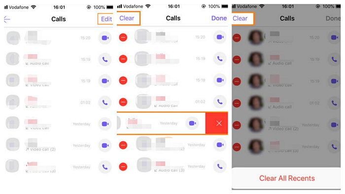 Supprimer les appels récents dans le Viber de votre iPhone