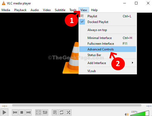 Contrôle avancé dans VLC Media Player