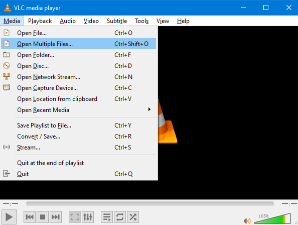 Fusionner des fichiers MP4 à l'aide de VLC Media Player