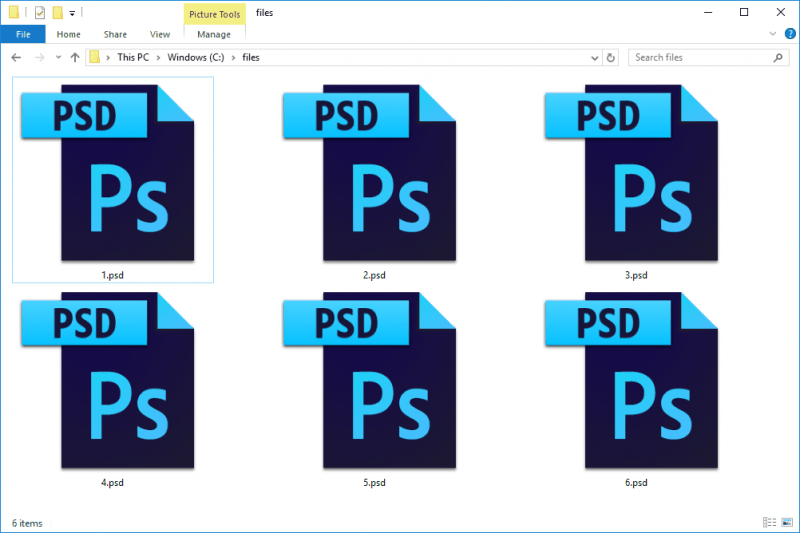 Quels sont les fichiers PSD