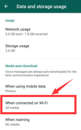 Comment modifier les paramètres de téléchargement de photos WhatsApp