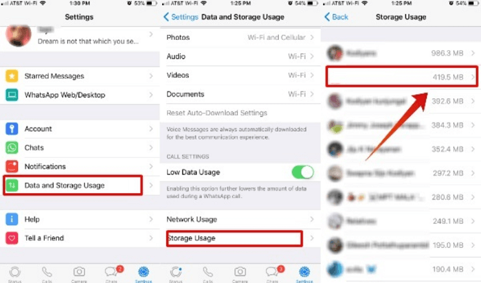 Supprimer toutes les vidéos WhatsApp à la fois