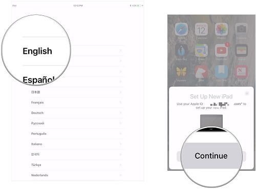 Configuration automatique dans le périphérique Iphone