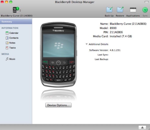 Comment utiliser le logiciel Blackberry Desktop pour transférer des contacts