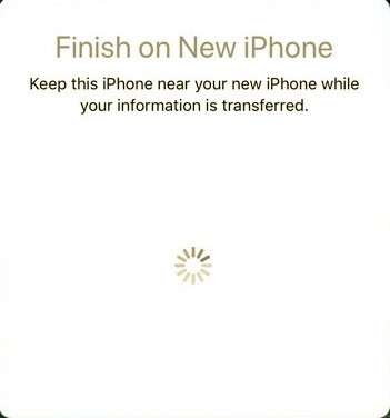 Transférer des applications d'iPhone à iPhone via Quick Start