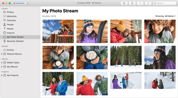 Transférer des photos iPad par mon flux de photos sur Mac