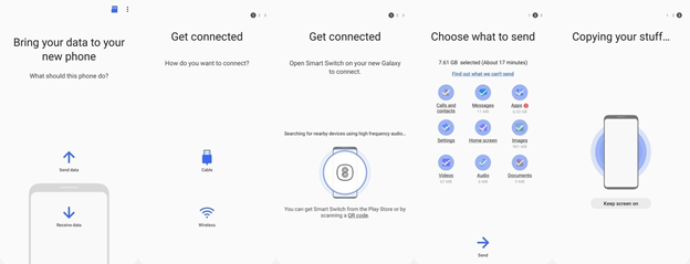 Transférer des numéros de téléphone via Smart Switch