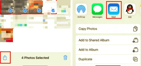Transférez vos photos de l'iPhone vers l'iPad par e-mail