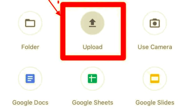 Appuyez sur Télécharger sur Google Drive pour transférer des photos de l'iPhone vers le PC sans iTunes