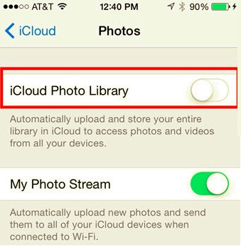 Transférer des photos de l'iPhone vers le disque dur à l'aide de la bibliothèque de photos iCloud
