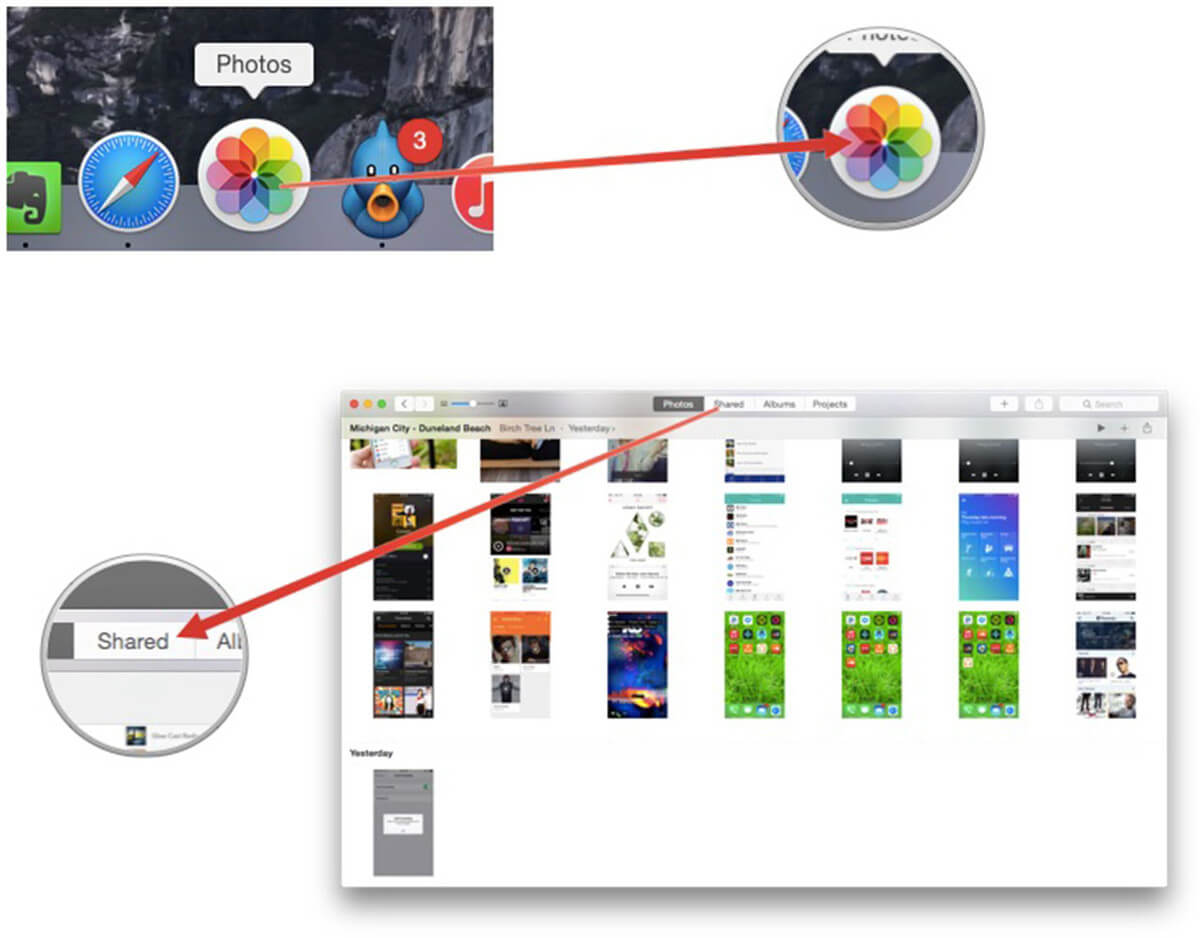 icloud-partage de photos