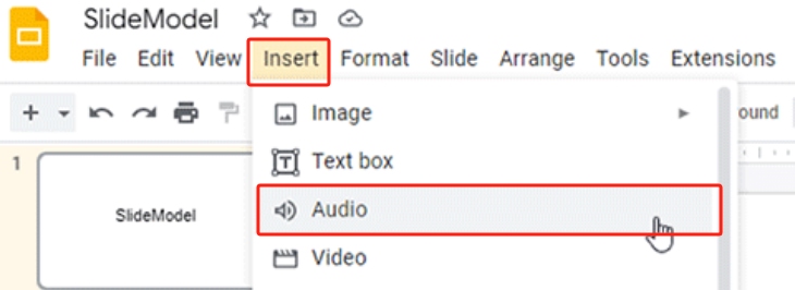 Comment ajouter de l'audio à Google Slides