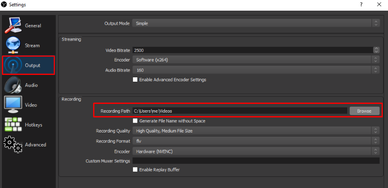Enregistrez des flux Twitch via OBS