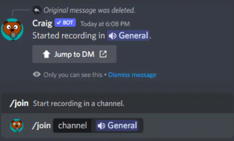 Enregistrer un appel Discord sur le téléphone via Craig Bot