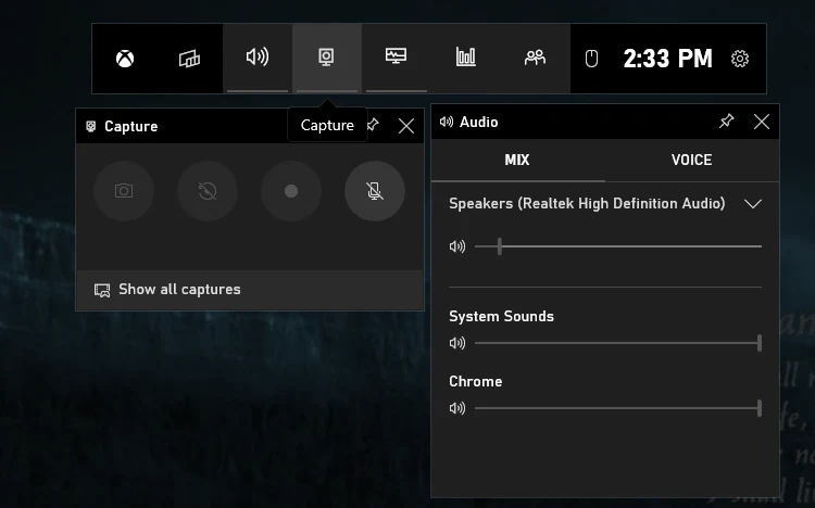 Enregistrement d'écran sur Surface Pro via la Xbox Game Bar
